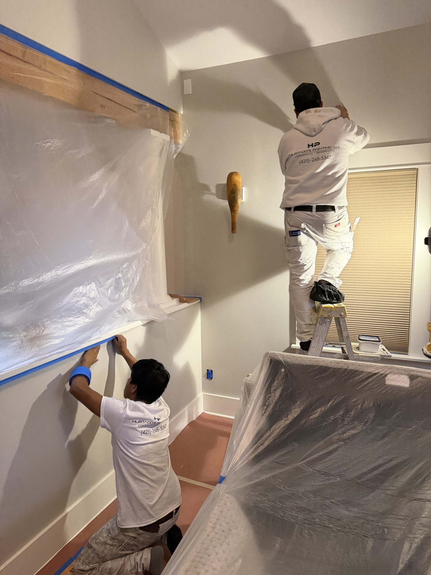 Hurtado's Painting team at work